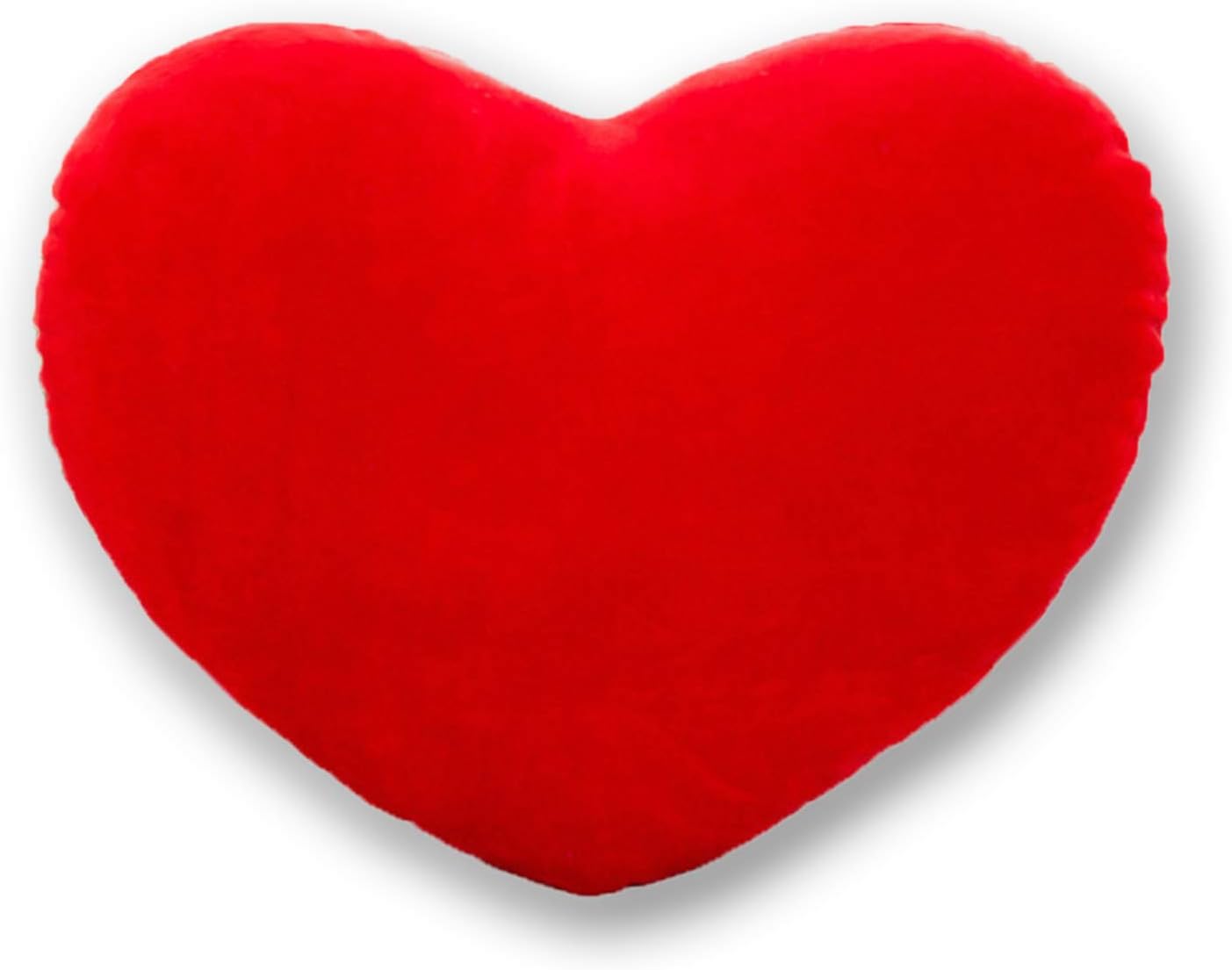 Cute Plush Red Heart Pillow Cushion Toy - Throw Pillows Gift for Kids, Friends, Children, Girls - Fit for Living Room, Bedroom, Dining Room, Office, Sofa, Cars, Chairs