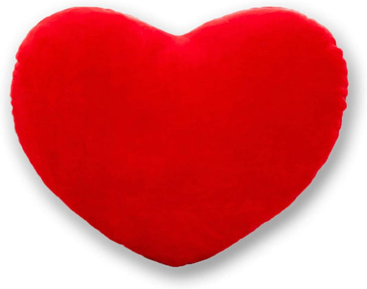 Cute Plush Red Heart Pillow Cushion Toy - Throw Pillows Gift for Kids, Friends, Children, Girls - Fit for Living Room, Bedroom, Dining Room, Office, Sofa, Cars, Chairs